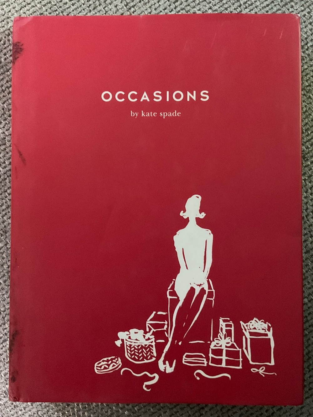 KATE SPADE ♠️ Occasions Red and White Floral Hardcover Book - Picture 13 of 16